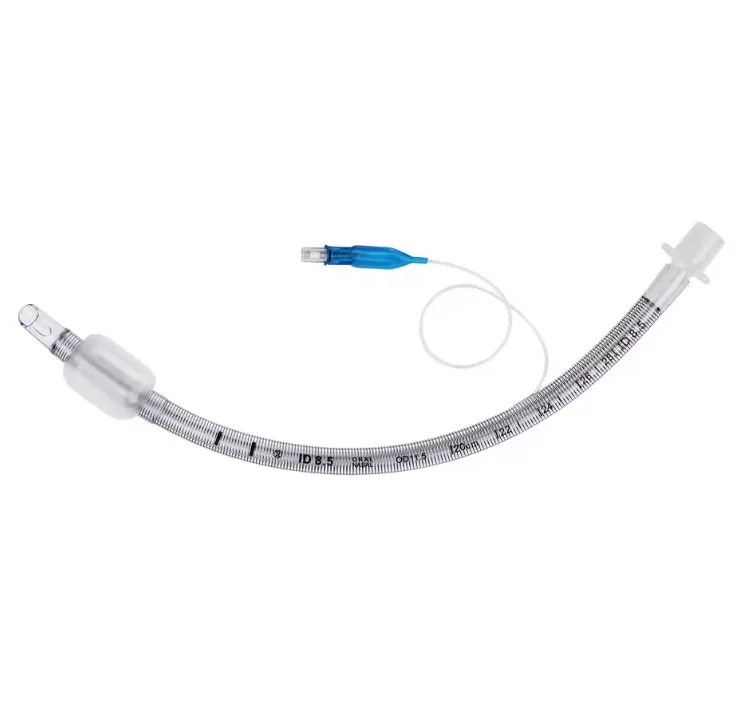 Disposable PVC Reinforced Endotracheal Tube with Cuff  Sterile Tracheal Intubation