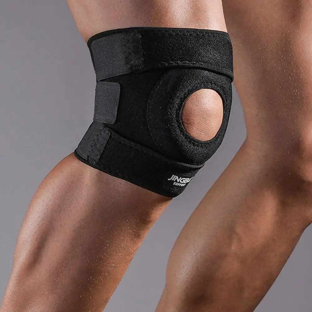 1pcs Sports Knee Protectors Knee Brace Support Adjustable Knee Treatment Protectors Arthritis Prevent Patella Protector Knee