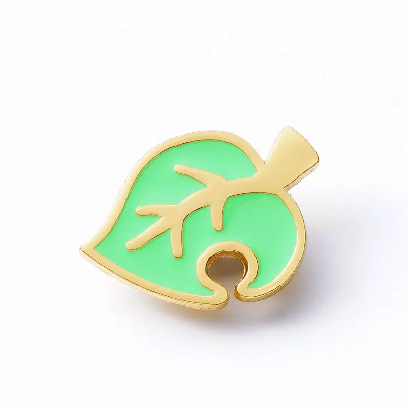 Cartoon Animal Crossing Pins Brooch For Backpacks Badges Game Money Purse And Leaf Enamel Badge Accessories Jewelry Brooches Gif