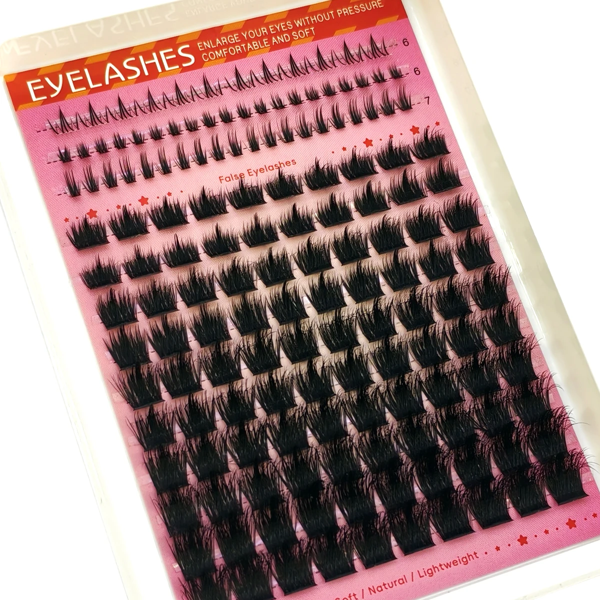8D Wimpern-Cluster, flauschige Wimpern-Cluster, dick, 168 Stück, 150D/200D Cluster-Wimpernverlängerungen, DIY für Zuhause, einzelne Wimpern-Cluster – Detail 19