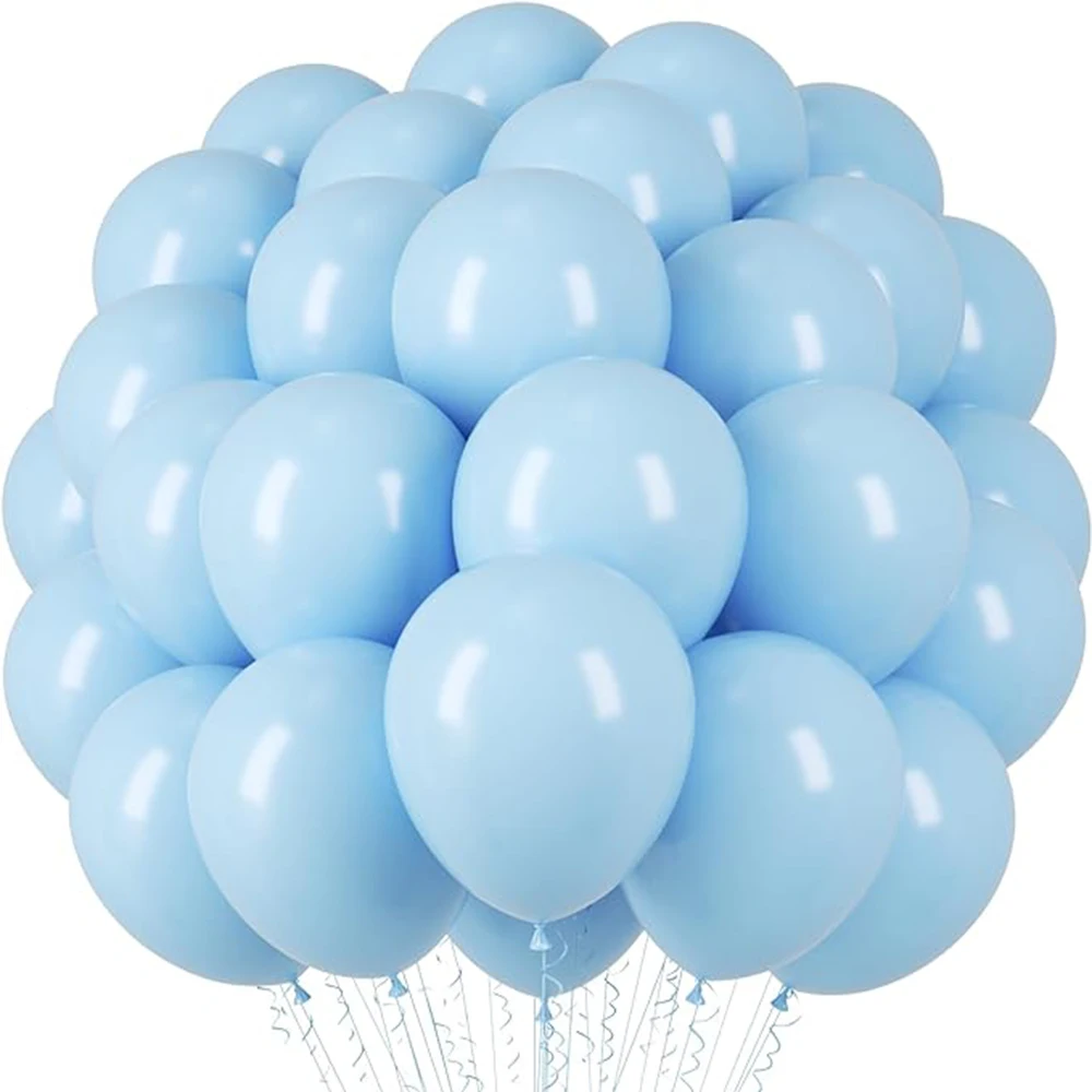 5/10/12inch Pastal Blue Pink Balloon Baby Shower Kid Birthday Party Decor Ballon Wedding Gender Reveal New Year Party Decoration