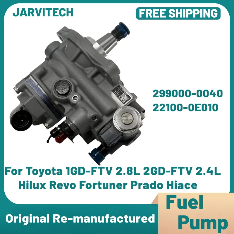 High Quality 299000-0040 22100-0E010 Common Rail System Fuel Injection Pump For Toyota Hilux Prado Fortuner Revo HP5 1GD 2GD