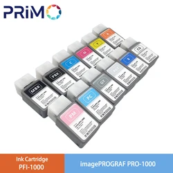 12Colors PFI-1000 80ML Compatible Ink Cartridge with Pigment Ink for Canon imagePROGRAF Pro 1000 PRO-1000 PRO1000