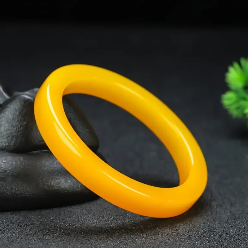 

Ice Transparent Yellow Fashion Bracelet, Classic Simple Women's Jewelry