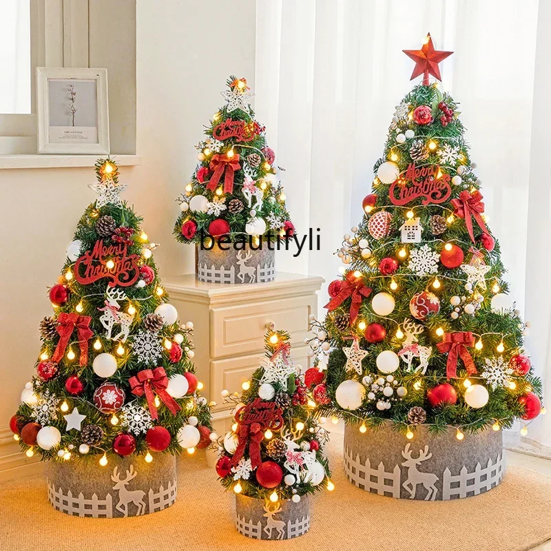 

Christmas Tree Small Desktop Decoration DIY Mini Christmas Decorative Gift Scene Layout