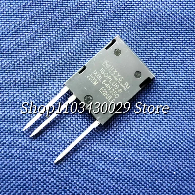 

2Pcs New Original IXBL64N250 ISOPLUS i5-Pak 46A 2500V High Voltage BIMOSFET Transistor