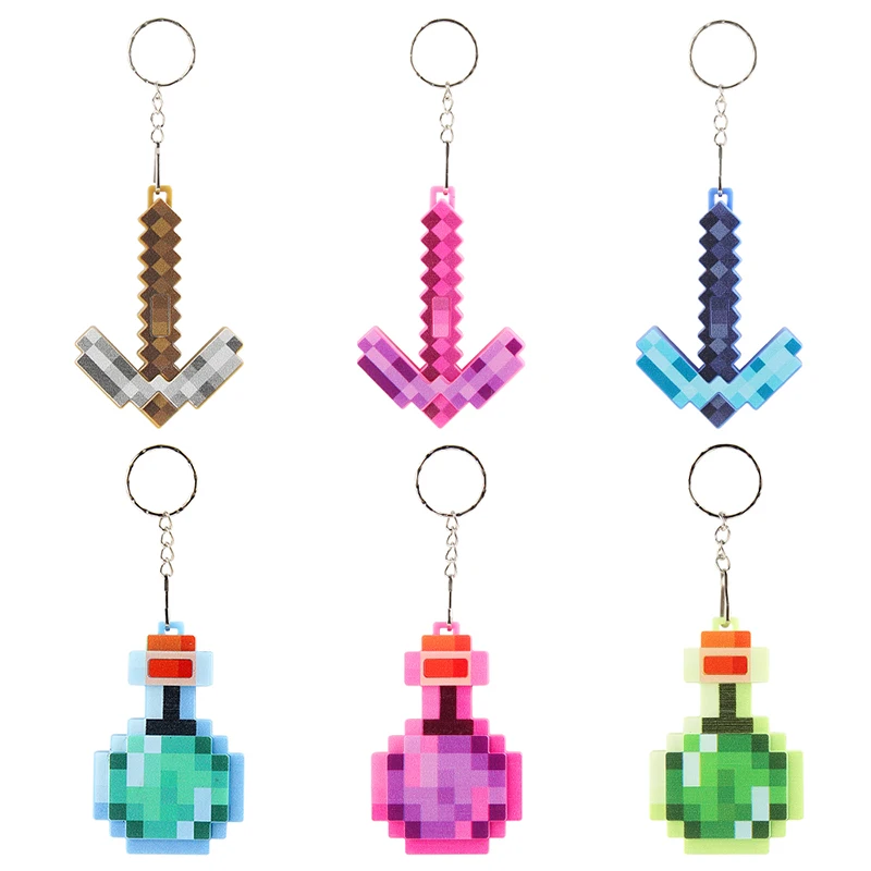 Porte-clés Pixel lumineux avec jouet porte-clés lumineux ‌   Cadeau