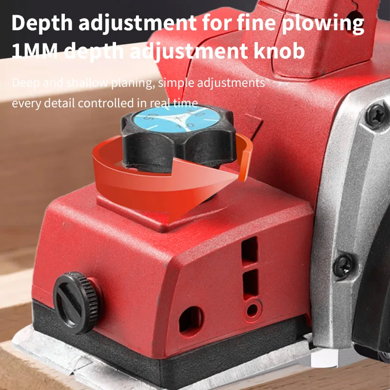 15000RPM Brushless Electric Planer Cordless Handheld Power Planer Carpenter Home DIY For Milwaukee 18V Battery