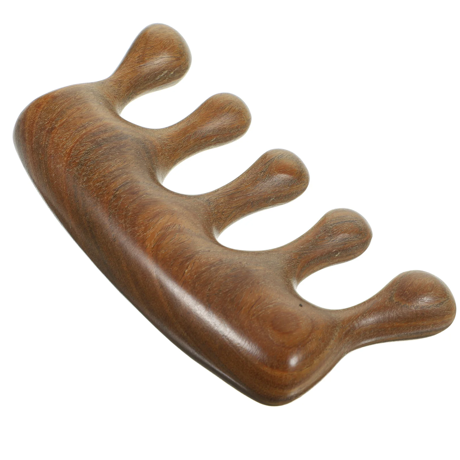 

Sandalwood Massage Comb Ergonomic Smooth Texture Portable Wide Tooth Comb Scalp Care No Static Detangler Hair Pick