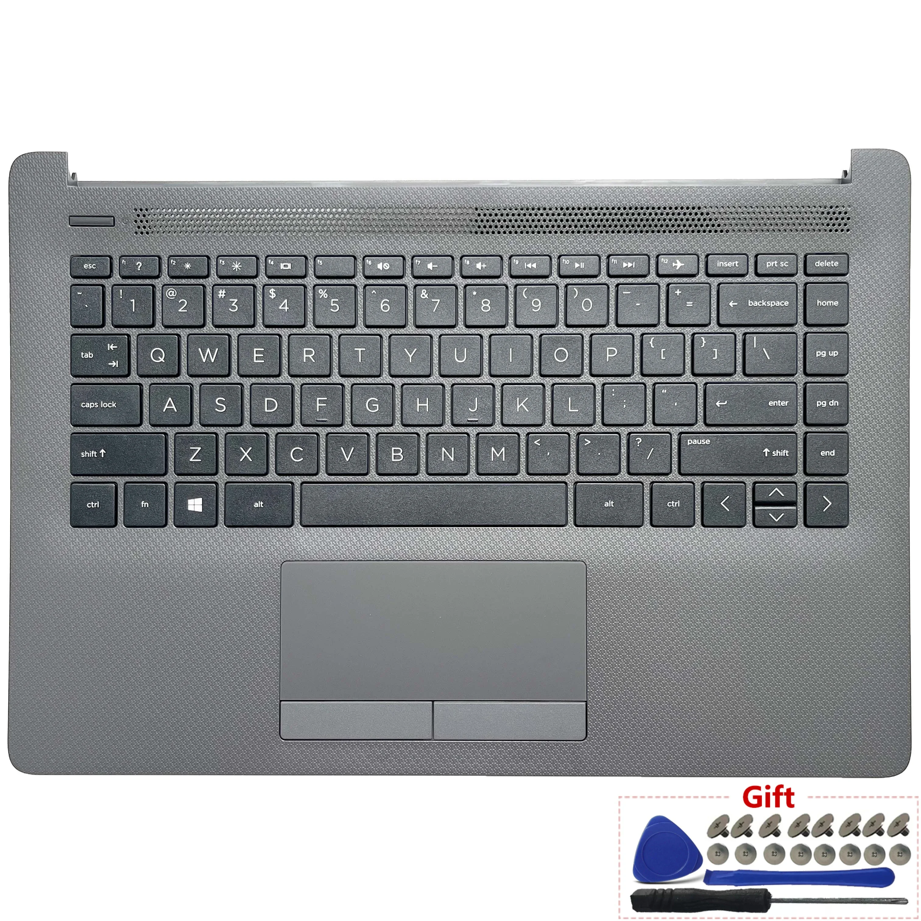 

Новая оригинальная американская клавиатура для ноутбука 14-CK 14-DG 14Q-CS TPN-I131 240 245 246 G7, упор для рук, верхняя крышка, верхний чехол L23241-001