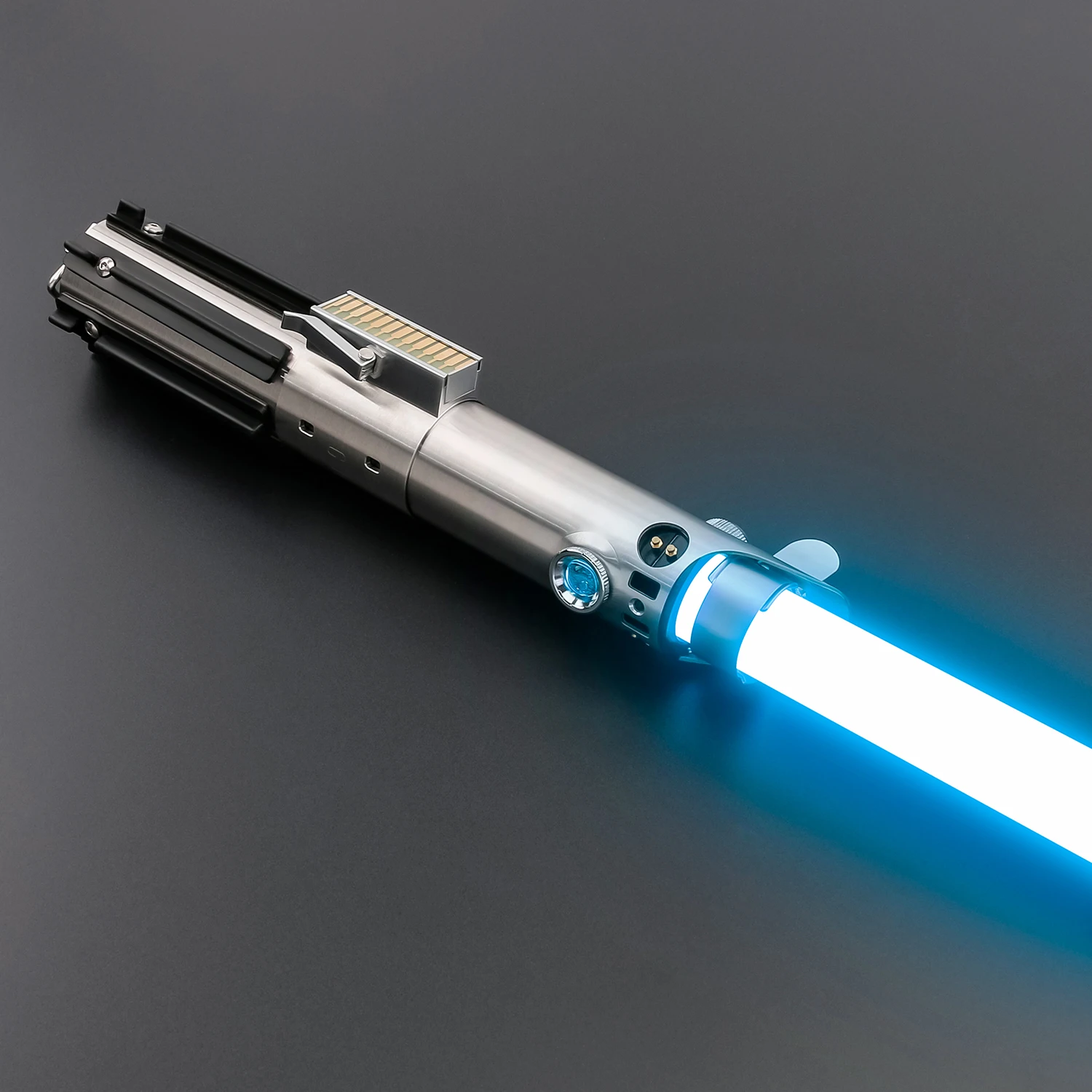 TXQSABER Luke EP7 RGB Pixel heavy dueling laser sword Smooth Swing Metal Handle lightsaber Cosplay 12 Colors foc dueling