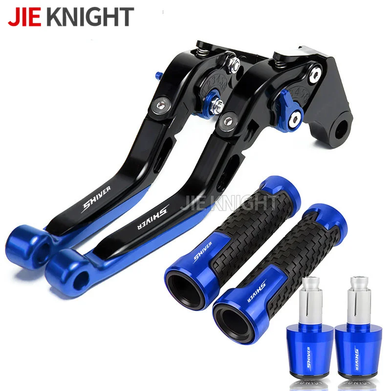 ل SHIVER 750 2007-2016 SHIVER750 دراجة نارية دواسة فرامل عتلات المقود مقبض القبضات ينتهي الملحقات