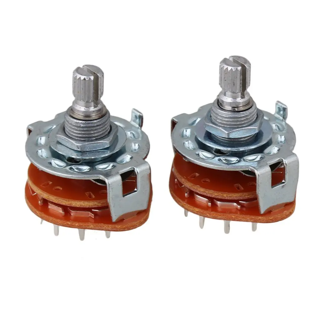 Generic 1 Pair Channel Band Rotary Switch Selector 3-Pole 4-Position 2-Pole 6-Position