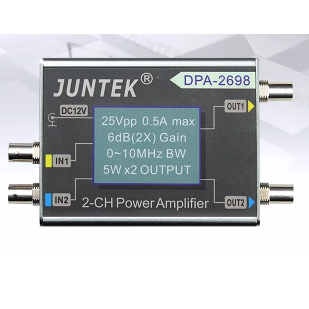 Imagem -02 - Dual Channel Dds Função Signal Generator Fonte de Alta Potência Power Generator Dpa2698