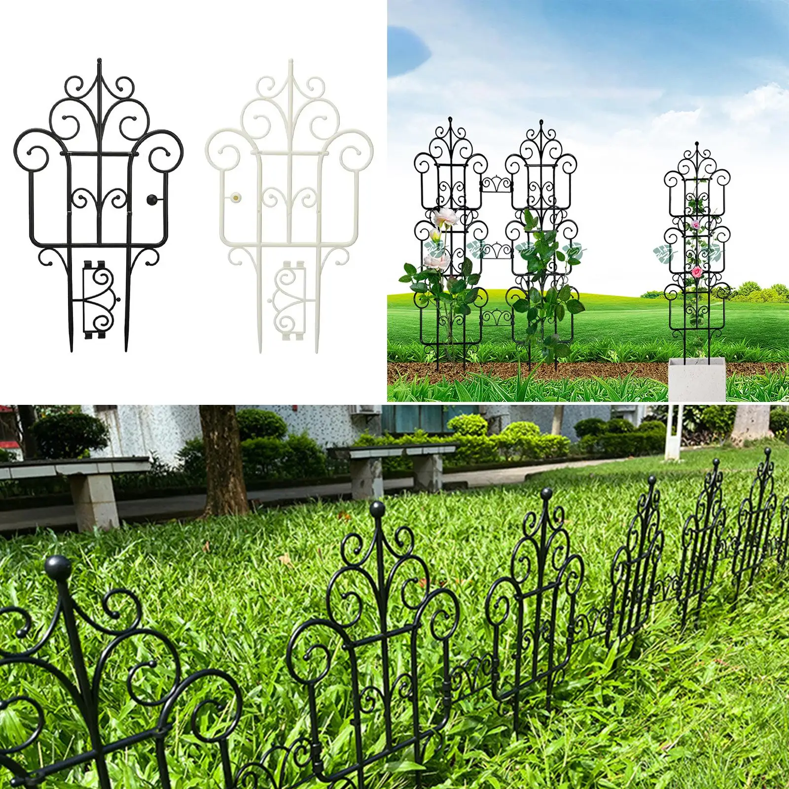 Flower Pots Supports Garden Trellis 16inch for Pea Vegetable Clematis Indoor Small Flowerpot House Plants Potted Plants
