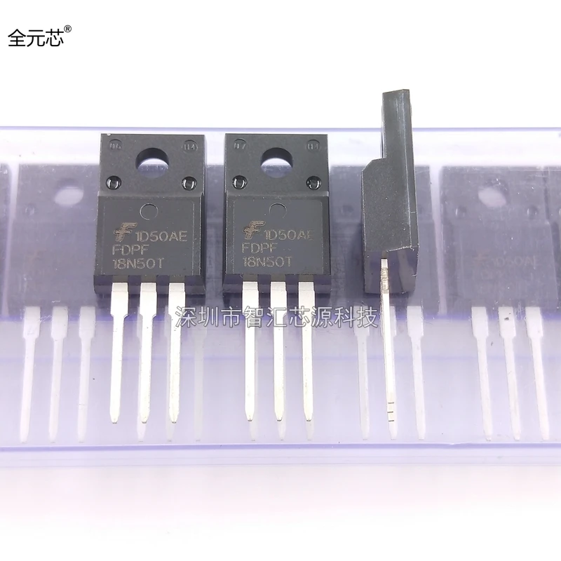 10PCS/LOT FDPF18N50T 500V 18A MOSFET N-CH 18N50T TO-220F