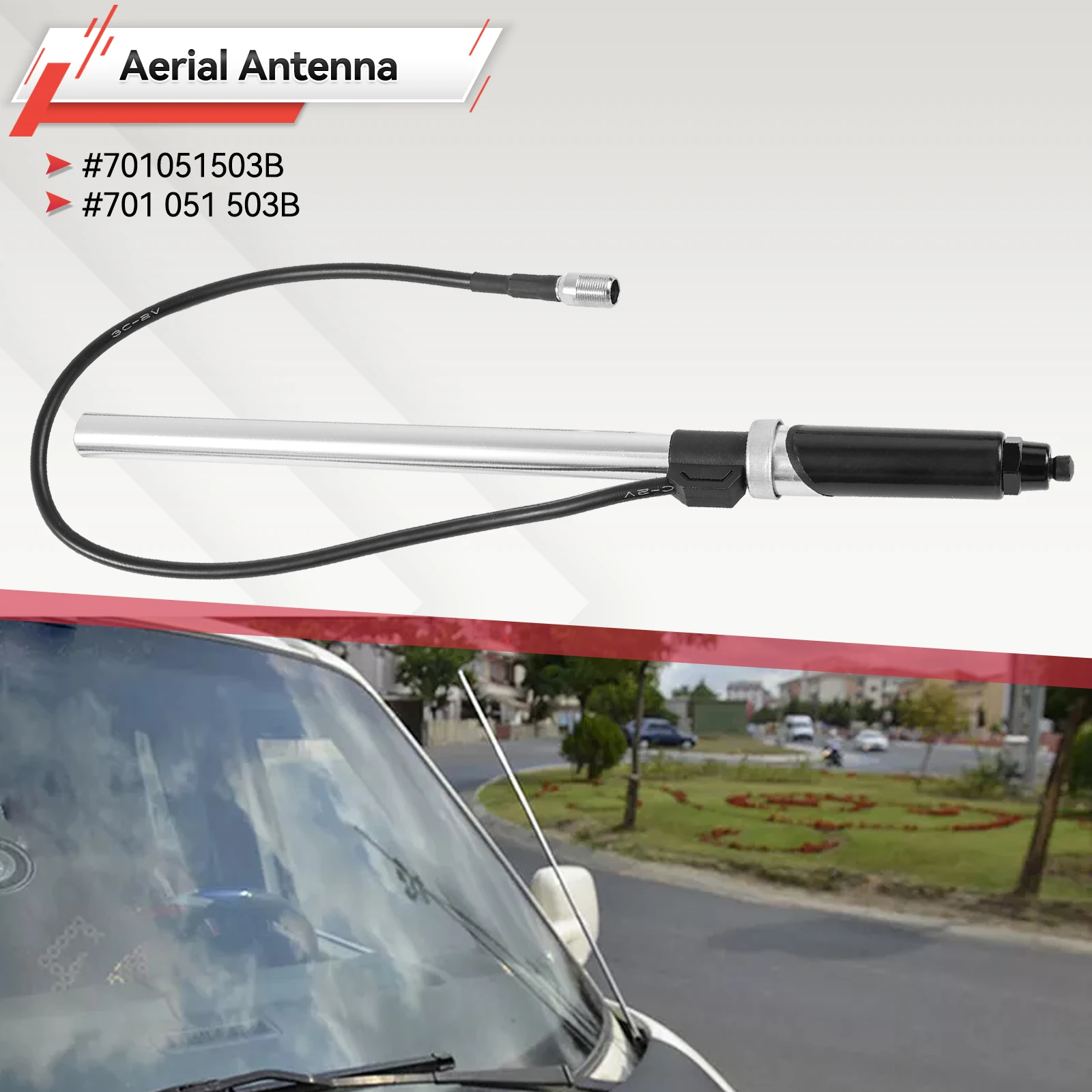 Wing Mounted Car Radio Aerial Antenna Fit For VW Volkswagen Transporter T4 1990-2003 Replace 701051503B 701 051 503B Accessories