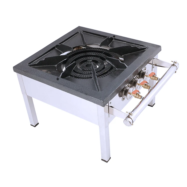 Lyroe 4 Rings Fierce Fire Gas Stove  Cooking Stove Top Gas Pots Direct Soup Stove