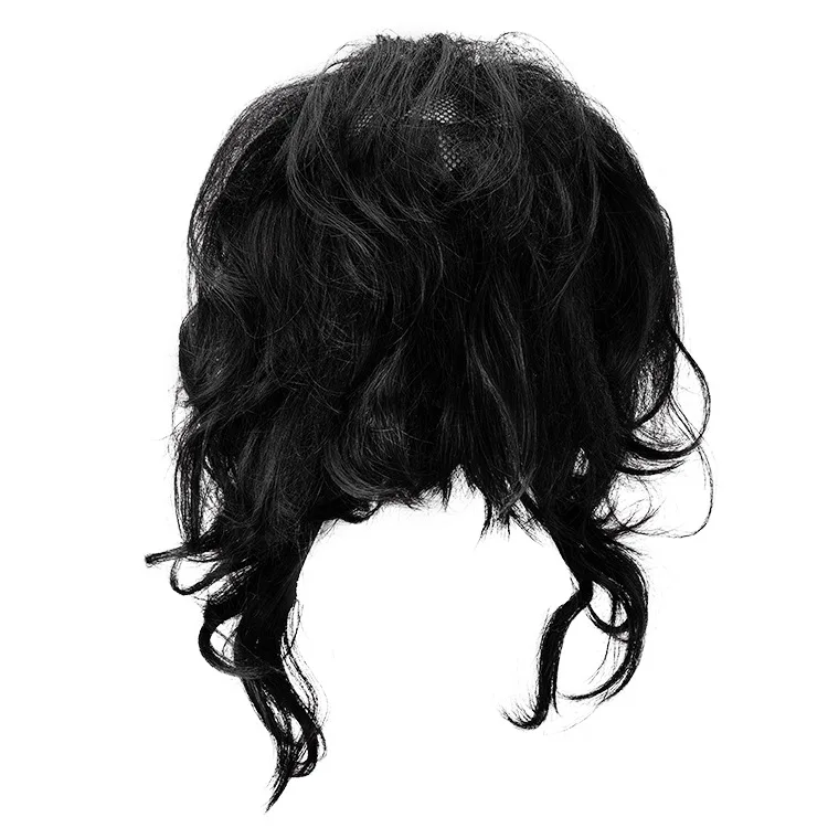 Realistische Vollkopf-Totenkopfmaske Gruselige Latex-Skelettmaske mit Langen Haaren Geister-Halloween-Cosplay für Erwachsene – Detail 2