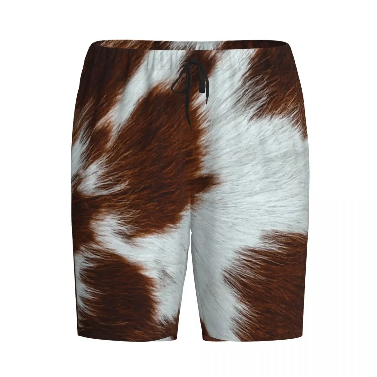 

Стильные мужские шорты-пижама из коровьей кожи с текстурой и принтом под кожу, для сна и отдыха