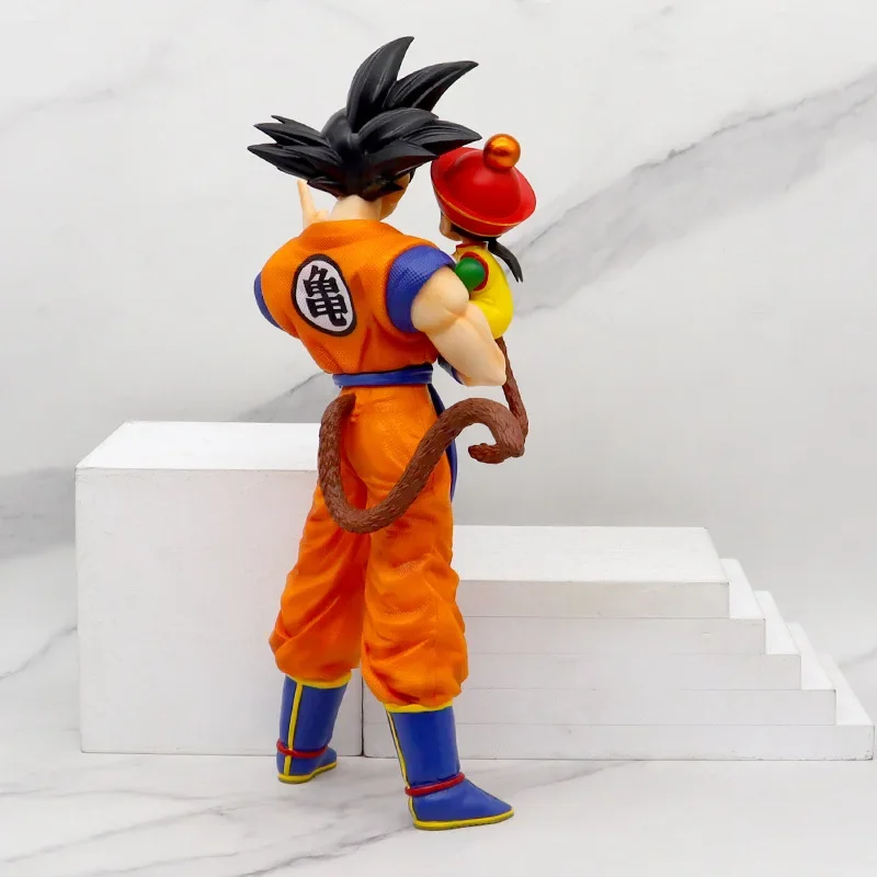 Dragon Ball Z anime Son Gohan Goku figura de ação ornamento de mesa estátua estatueta modelo boneca brinquedos 33cm coleção presente natal