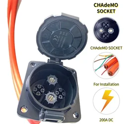 CHADEMO socket 200A EVSE Fast EV Charger socket for Electric car accessories for Ford for Nissan CHADEMO EV Charger Connector