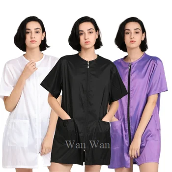 Barber Shop Apron Hairdresser Robe Pet Dog Grooming Uniform Hair Salon Work Clothes Anti…