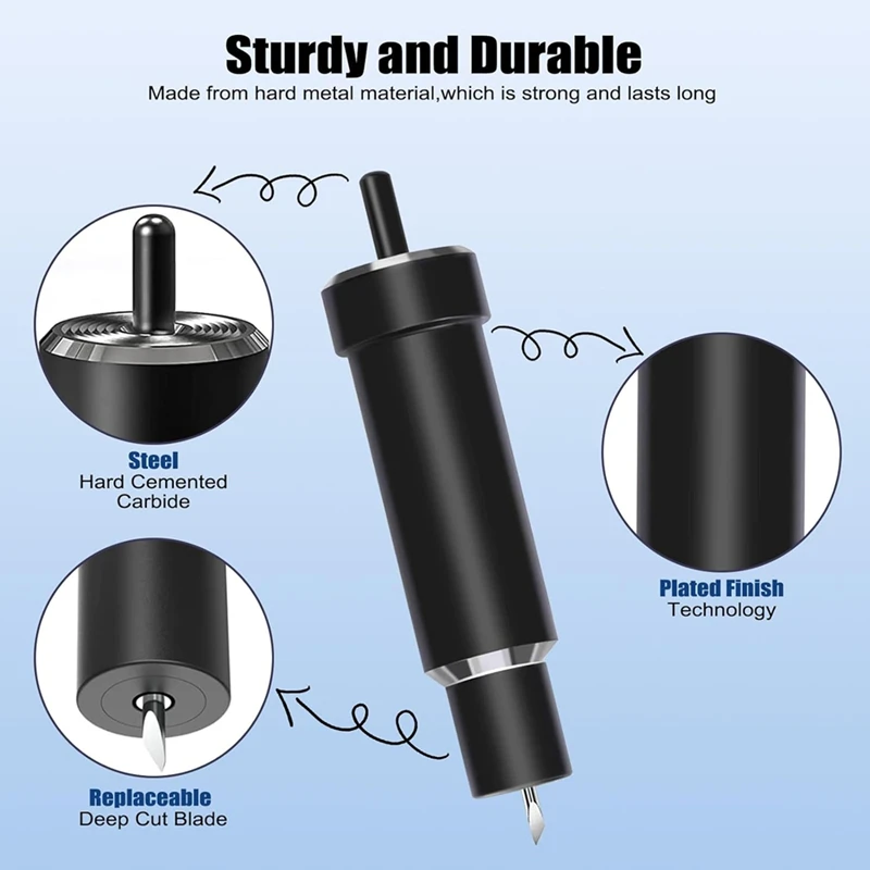 Deep Cut Blade And Housing,Deep Point Blade For Explore 3/Air 2/Air/One/Maker/Maker,For Cutting Thick Materials Crafts