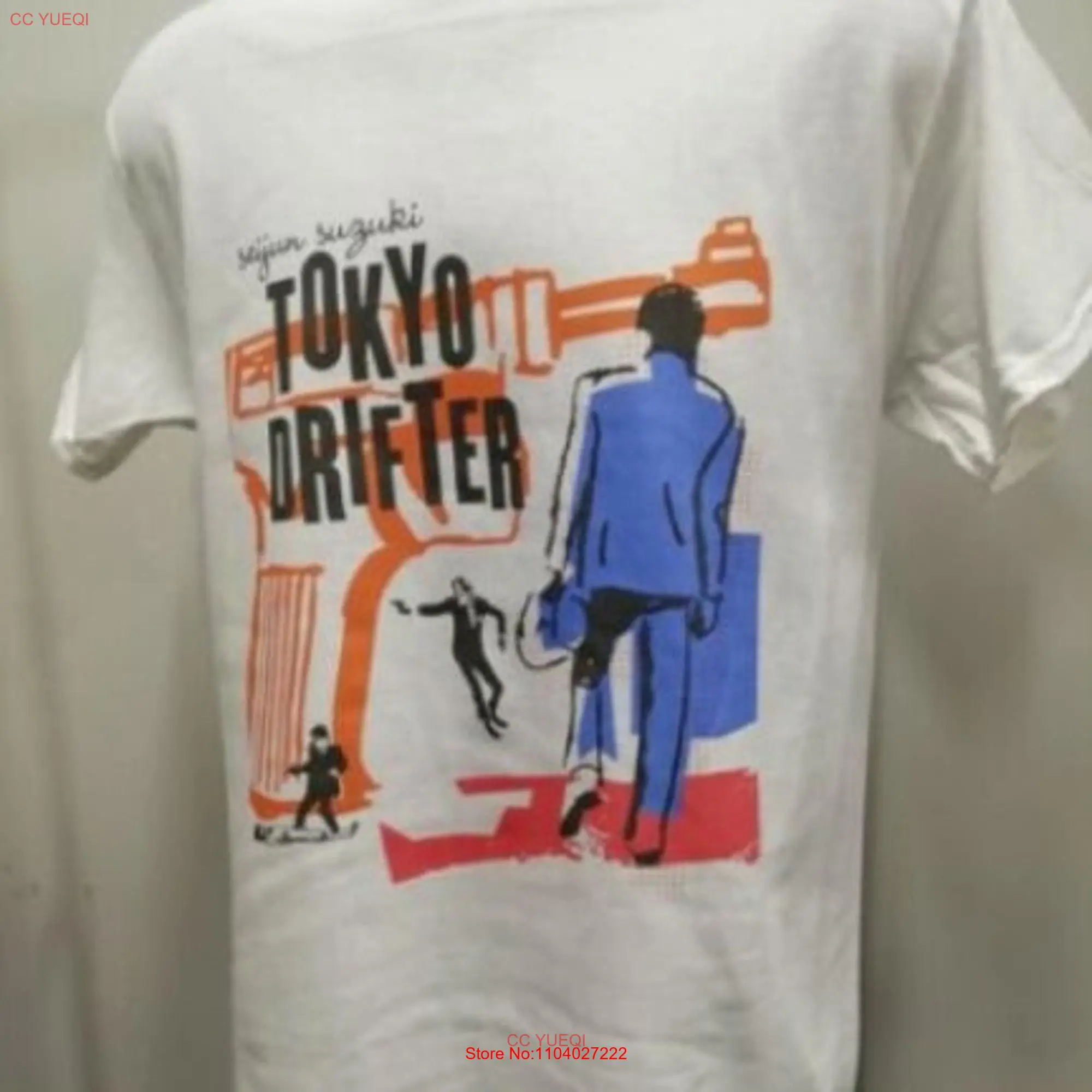 Tokyo Drifter T Shirt 321 Retro Movie White  long or short sleeves