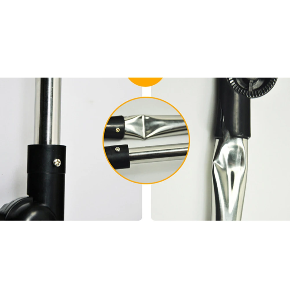 

Stainless Steel Bike Umbrella Bracket Adjustable For Baby Stroller Carriage Wheelchair Sunshade Rain Protection Black