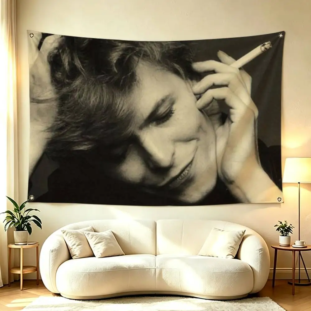 Classic Singer D-David Bowie  Flags for Bedrooms Home Decor Items Outdoor Decors Garage Decoration Flaga