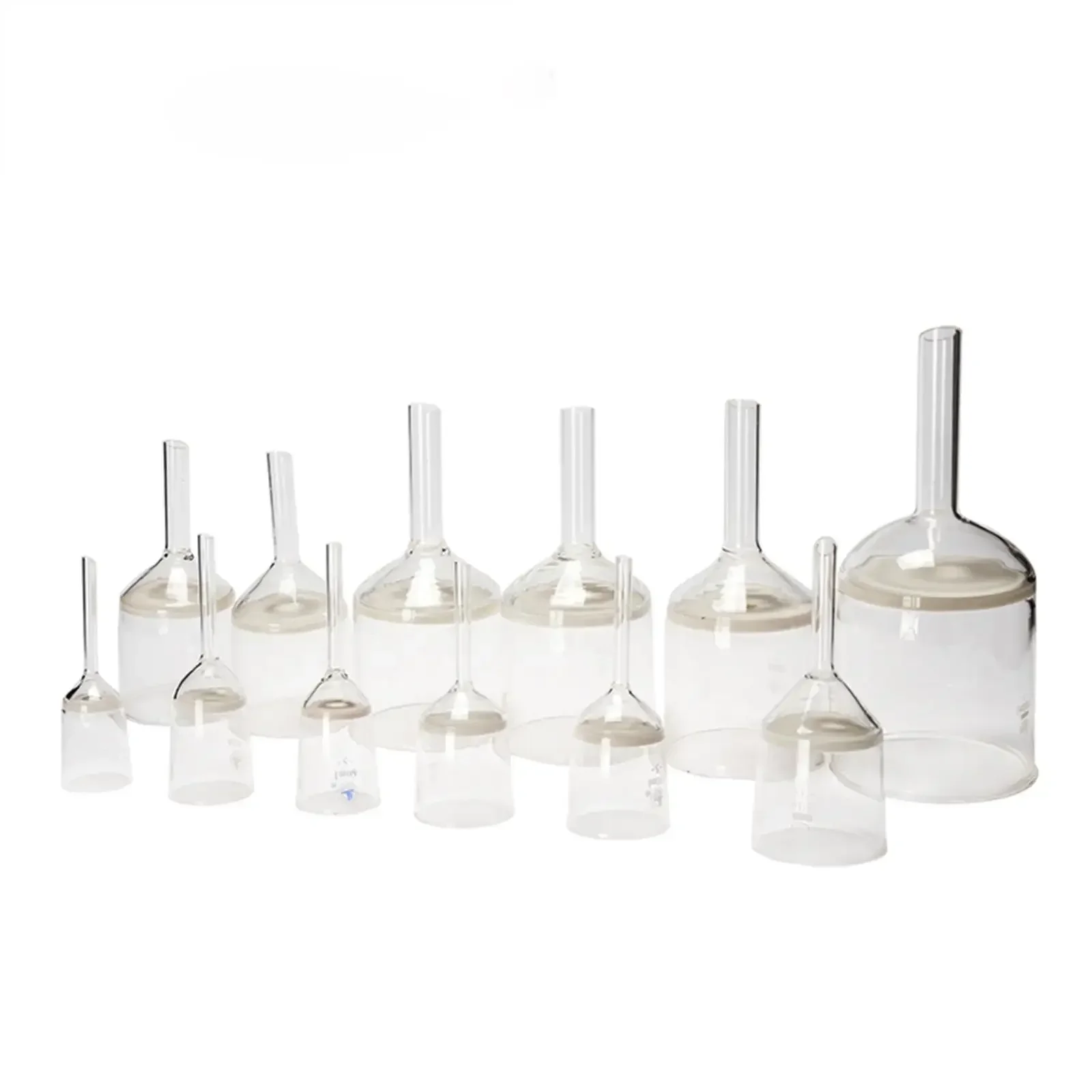 30/40/60ml Sand Core 2-4/4-7/16-30/30-50/50-70 Micron GG17 Glass Filter Funnel Labware