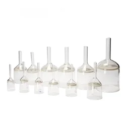 30/40/60ml Sand Core 2-4/4-7/16-30/30-50/50-70 Micron GG17 Glass Filter Funnel Labware