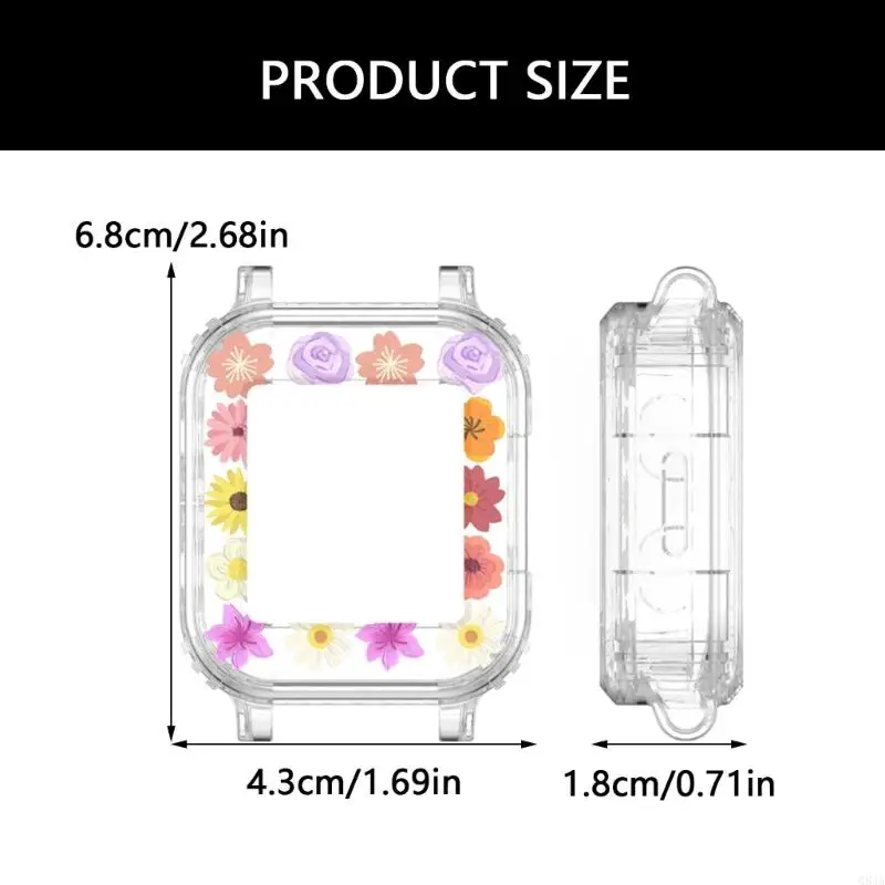 Impact Resistant Case Cover Sleeve for Gabb Watch 3e Kid Smartwatch Everyday Use Q84A