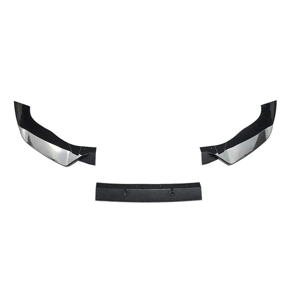 

For -BMW X3 G01 X4 G02 M Pack 2022+ Front Bumper Spoiler Lip Splitter Lower Body Kit Split Blade Plate Trim Carbon Fiber