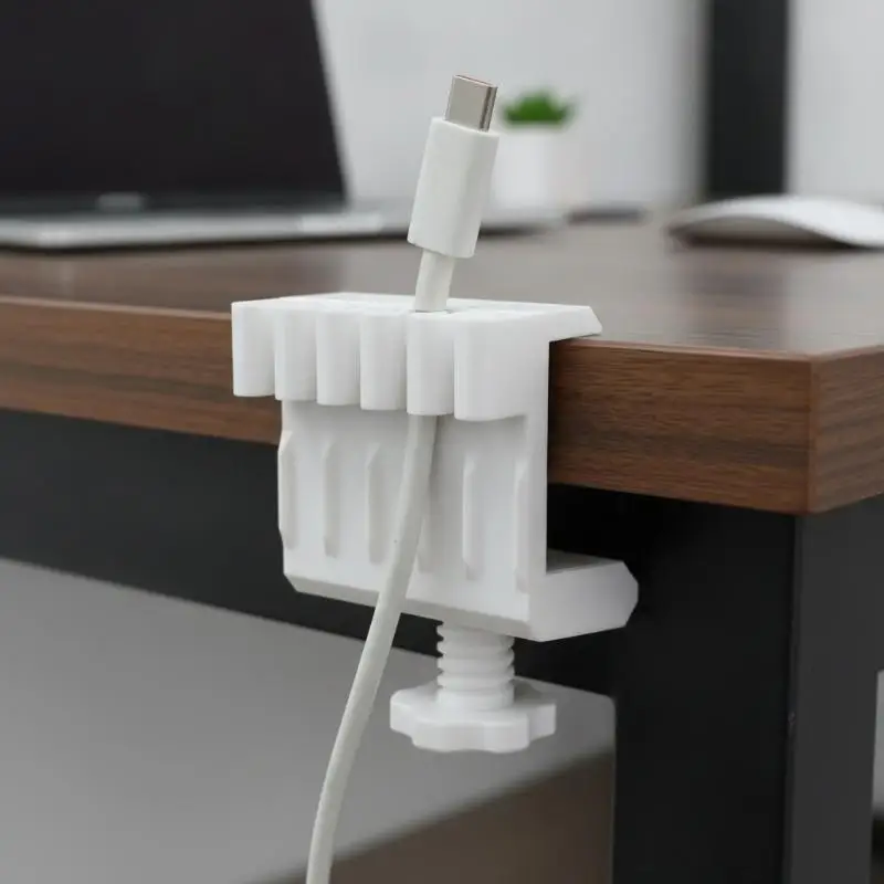 3D‑Printed Eco‑Friendly Desktop Cable Clip Traceless Desktop Organizer For Data Cable Management Wire Arrangement Tool