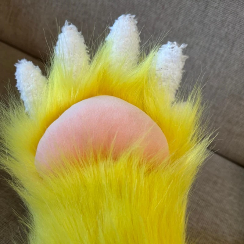 Handmade Furry Paw Gloves Cosplay Costumes Cat Sheep Claw Rabbit Fursuit Animal Claw Cute Furry Animal Claw Cat Claw Gloves