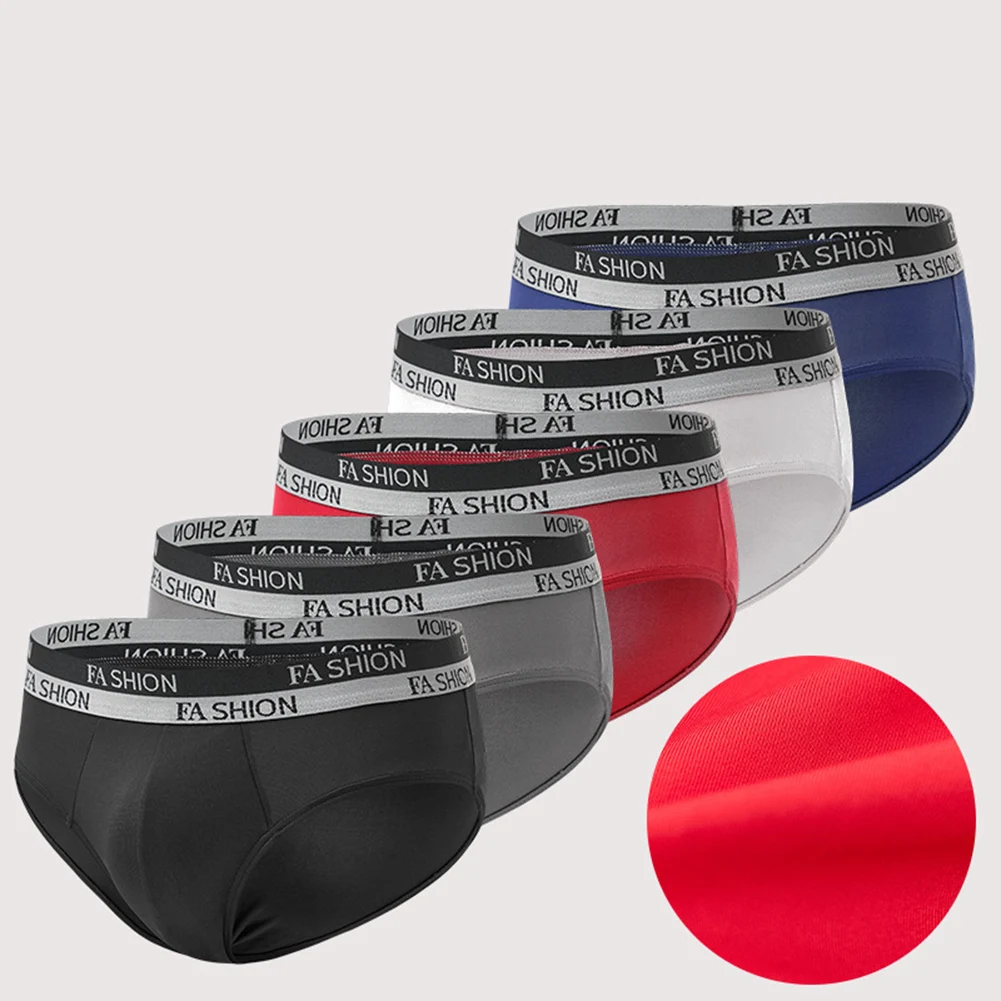 Men Solid Wide Waist Briefs Underwear Soft T-Back Breathable Sexy Accessories Stretch Panties Lingeries For Man Japanese Thongs