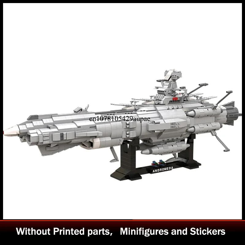 Space Battleship Andromeda 2199 MOC Building Blocks Technology Bricks Model Weapons Battle Warships DIY Collection Toys Gift