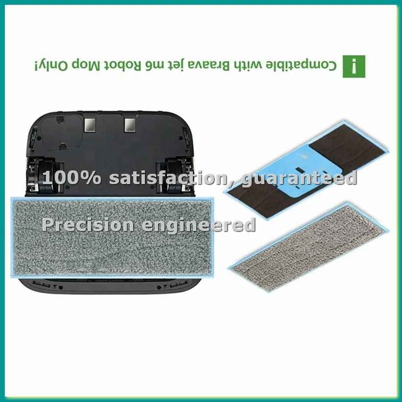 Replacement for M6 Wet Mopping Pads I-Robot M Series M6 (6110) (6012) (6112) Ultimate Robot Mop-A46I