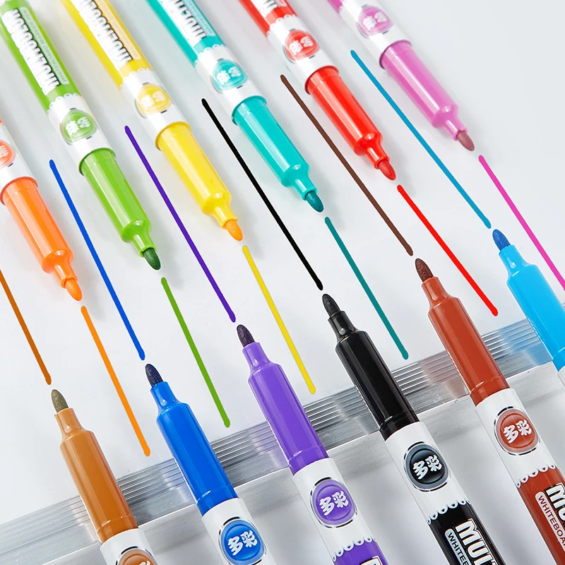 BAOKE M3904 علامات المسح الجاف رصاصة تلميح السبورة قلم تحديد للمعلمين مكتب واللوازم المدرسية