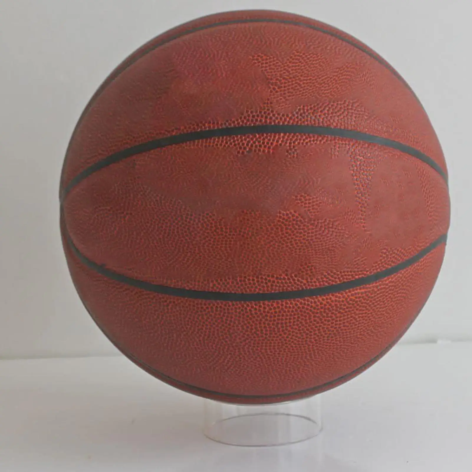 Présentoir de balle en acrylique transparent, support de balle à anneau rond pour l'affichage de base de Football et de basket-ball en acrylique