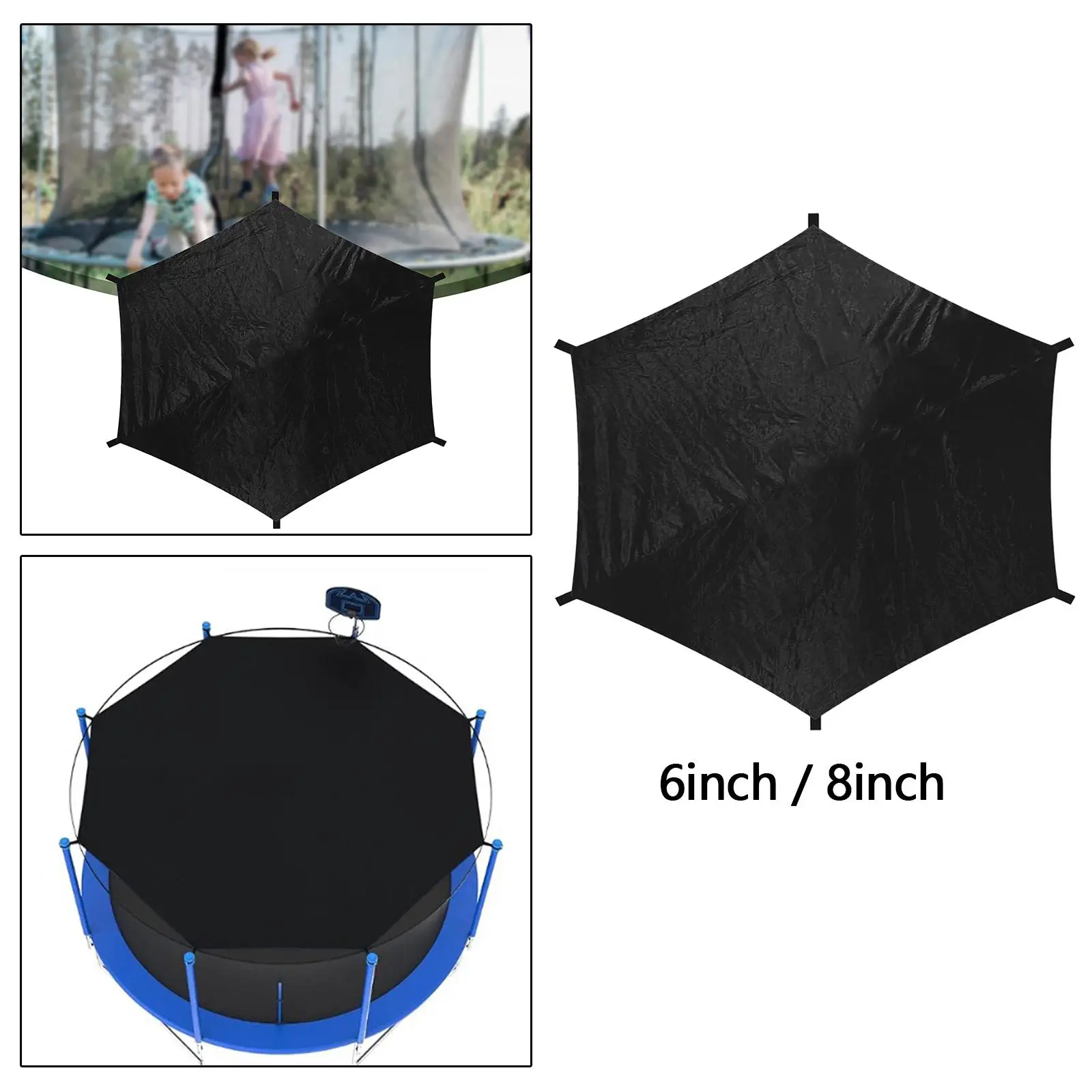 Sun Canopy for Trampolines - Weatherproof Cover for Kids' Outdoor Fun