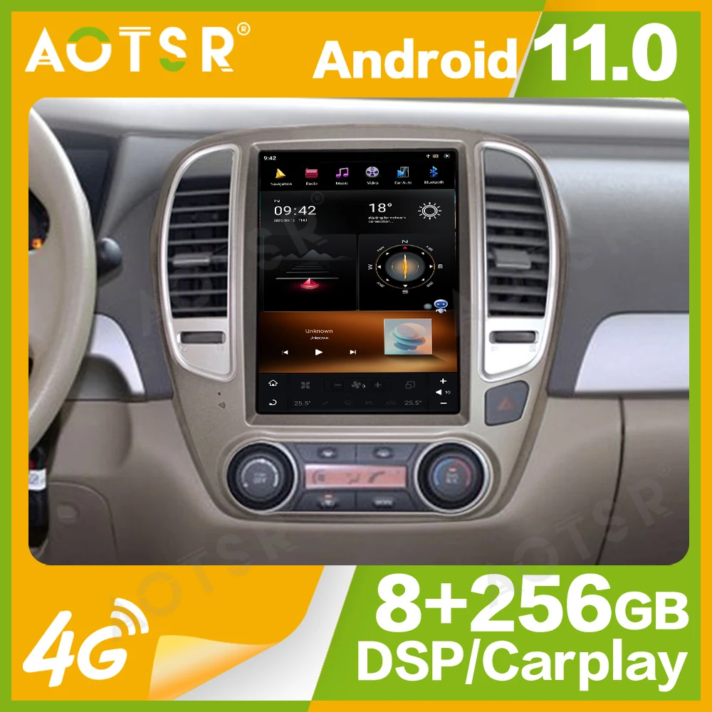 10.4'' Qualcomm 8 core For Nissan Sylphy 2006-2011 Car Radio Multimedia Player Android 11 Auto GPS Navi Wireless Carplay Head