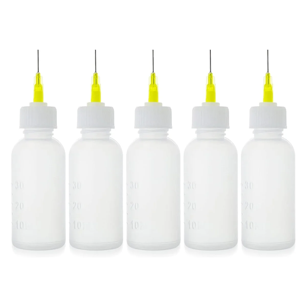 

AA11-5 Pack 30cc Needle Glue Squeeze Bottle, Precision Tip Applicator,Easy to Use