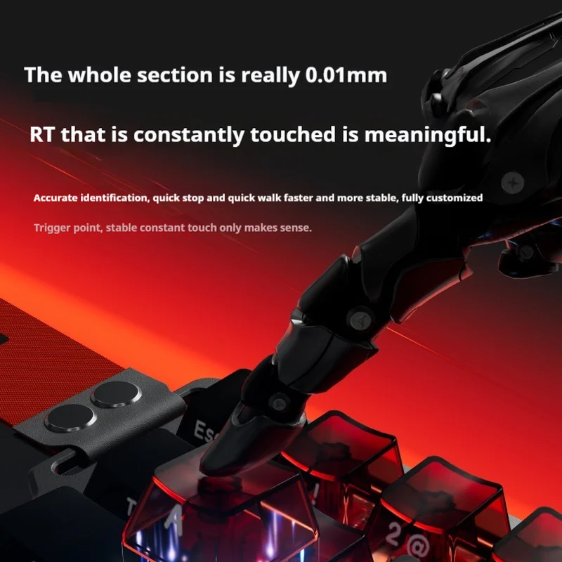 EWEADN Zap68 Pro Max Magnetic Switch Mechanical Keyboard Wireless Tri-Mode Gaming Customized Magnetic Jade Switch