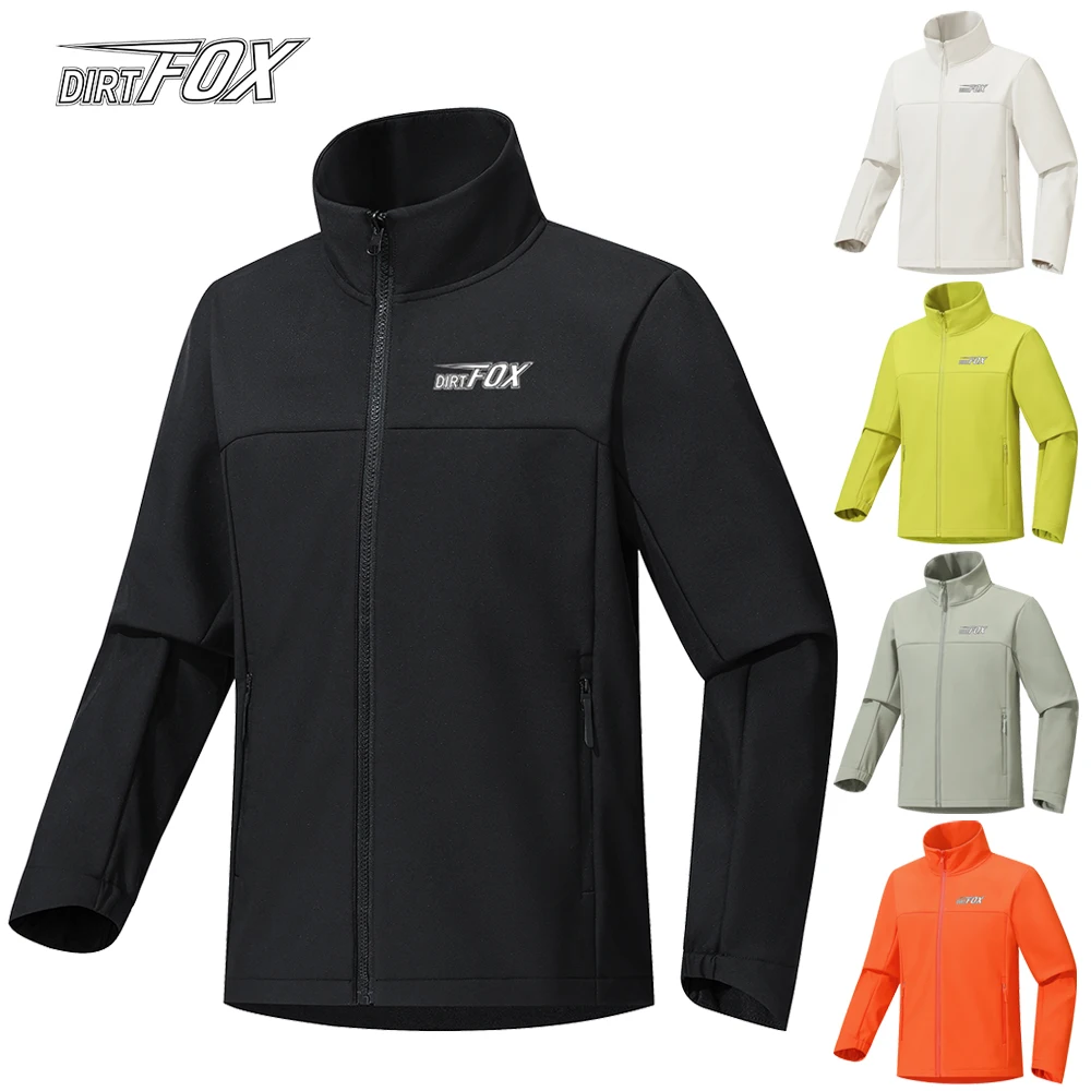 DIRTFOX Cycling Jacket Waterproof Man Motorcycle Winter Thermal Mtb Bike Windbreaker Bicycle Clothes Chaqueta Impermeable Hombre