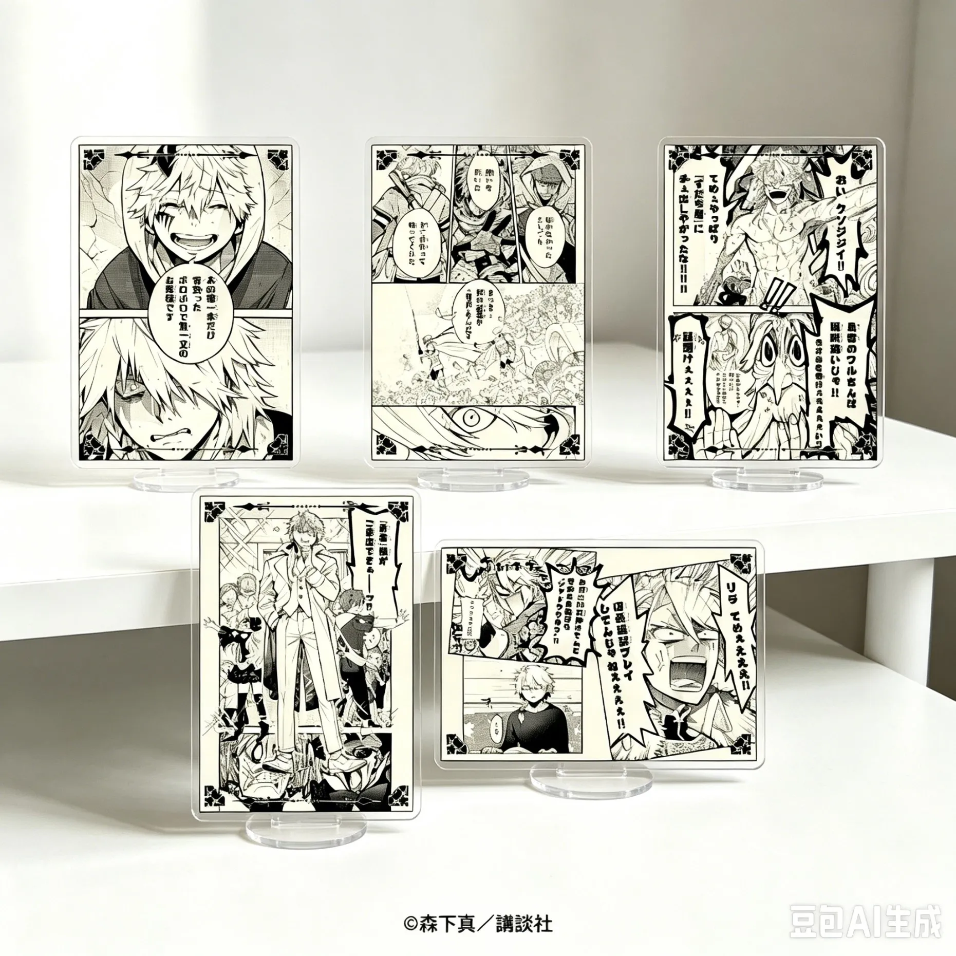 15CM Anime The Fledgling Demon Lord's Starter Shop Figure Peripheral Collection Acrylic Stand Model Decorations Gifts Keychain