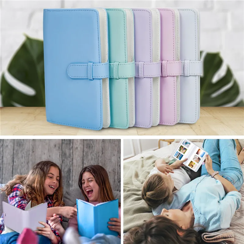 Universal 3 inch Photo Album for Instant Mini 12 Coil Album Picture Case for Polaroid Fujifilm Instax Film 12 MINI Photo Paper