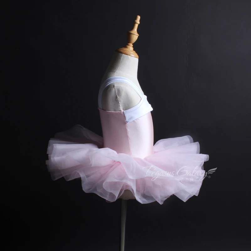 Jupe de danse de Ballet rose pour filles, Tutu sur mesure pour enfants, Costume de compétition de danse de Ballet, nouvelle collection